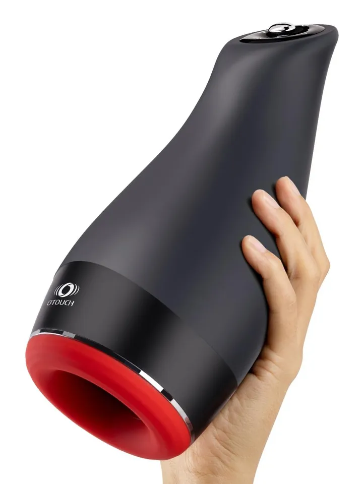 Warming, Thrusting & Vibrating Masturbator Masturbator med vibration