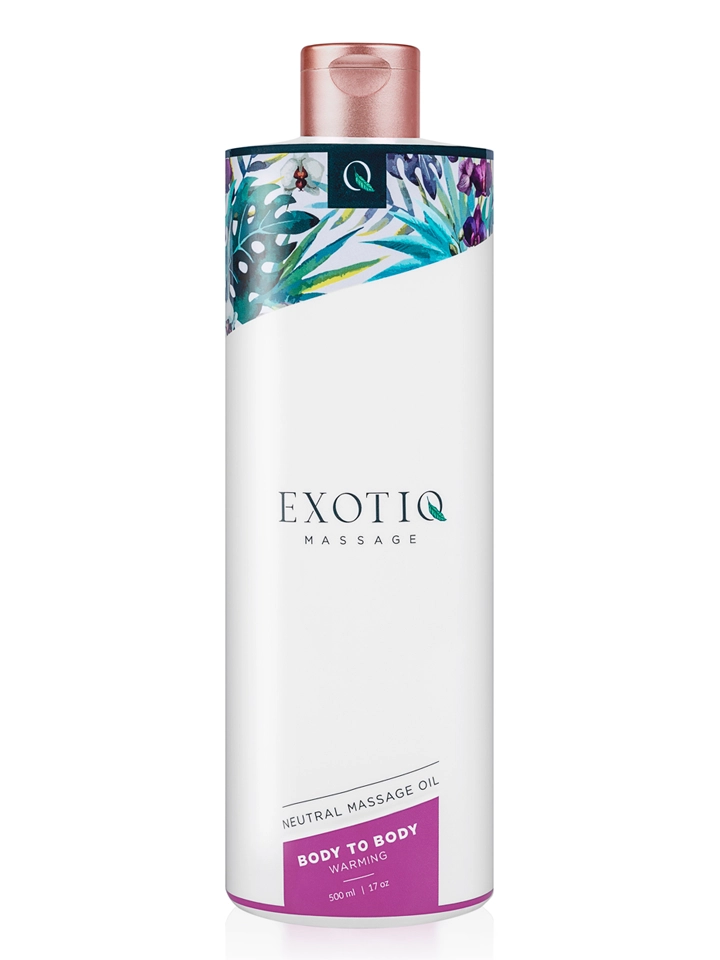 Exotiq Body To Body Warming Massage Oil 500 ml Massageolja