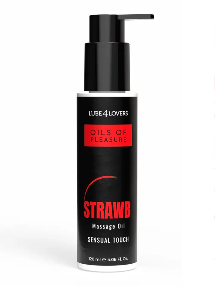 Strawberry Massage Oil 120 ml Massageolja Jordgubb