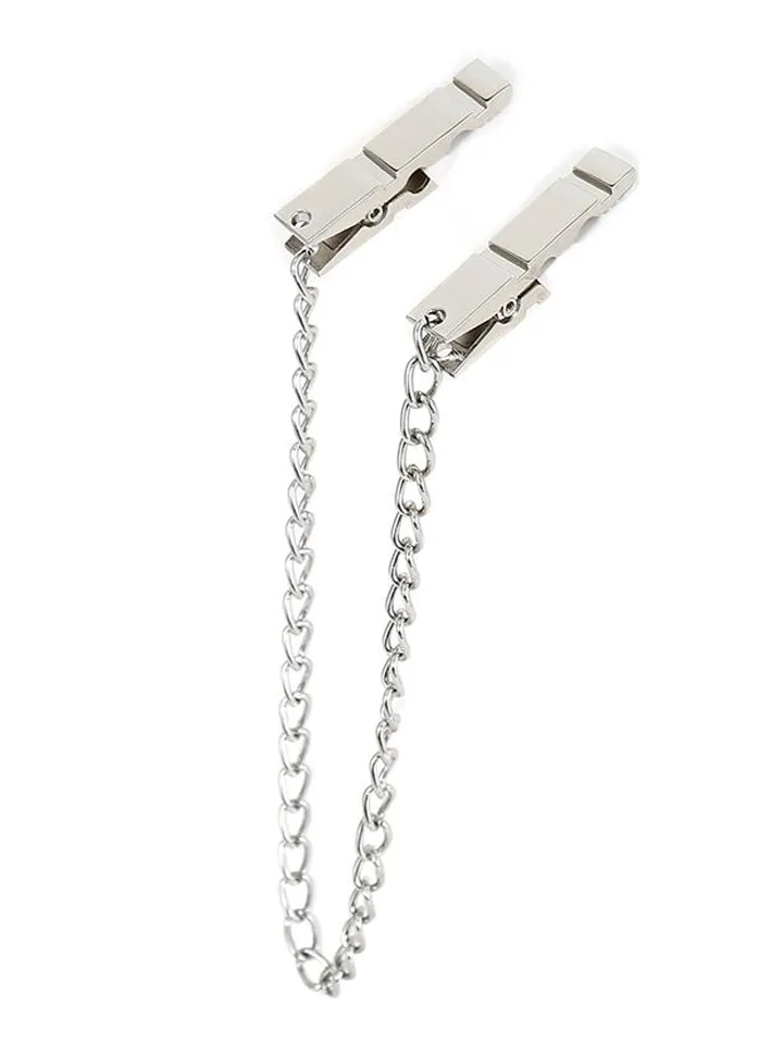 Chain Nipple Clamps Zinc 40,5 cm Bröstklämmor med kedja