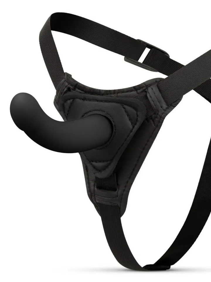 Easytoys Silicone Strap-On Smooth Strap-on med sele