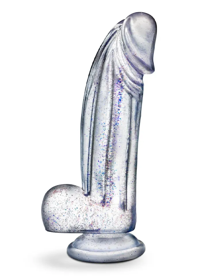 Bling Sparkling Clear Dildo 19 cm Dildo