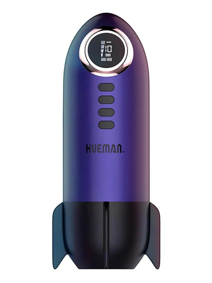 Hueman Blast Off Masturbator Masturbator med vibration