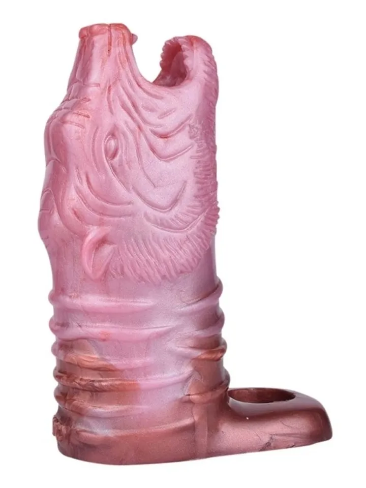 Monster Tiger Penis Sleeve 13,5 cm Penisförlängare/Sleeve
