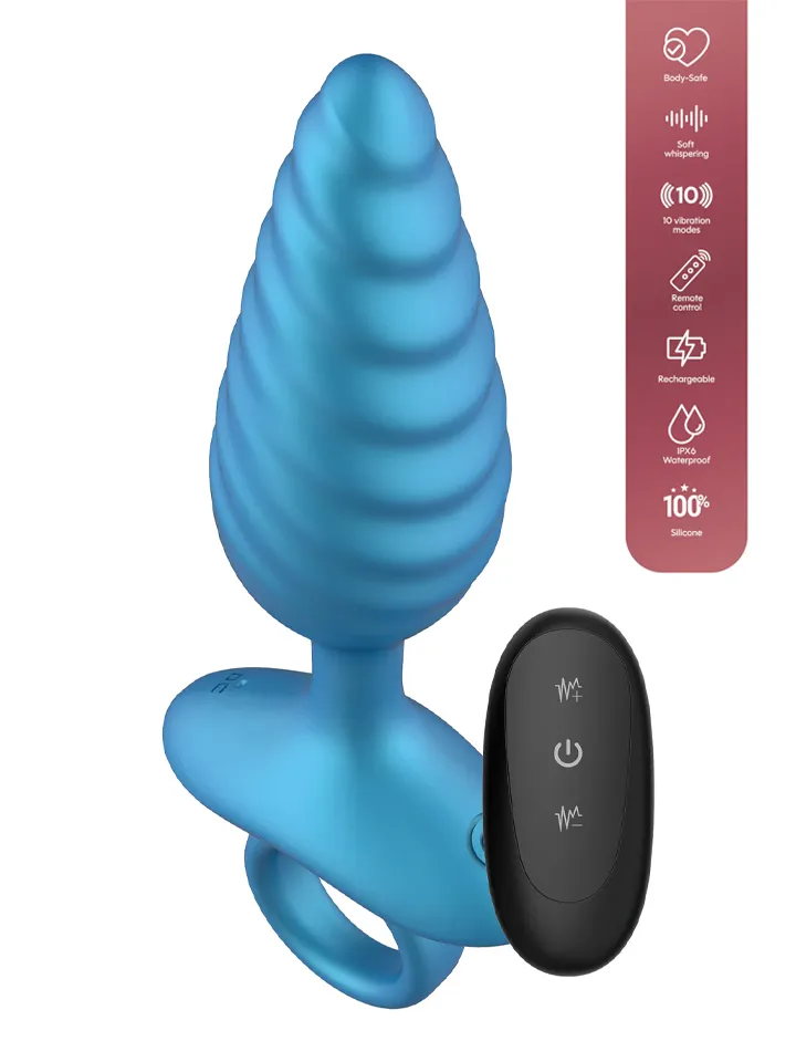 Anal Plug Vibrating + Remote Fjärrstyrd analplugg