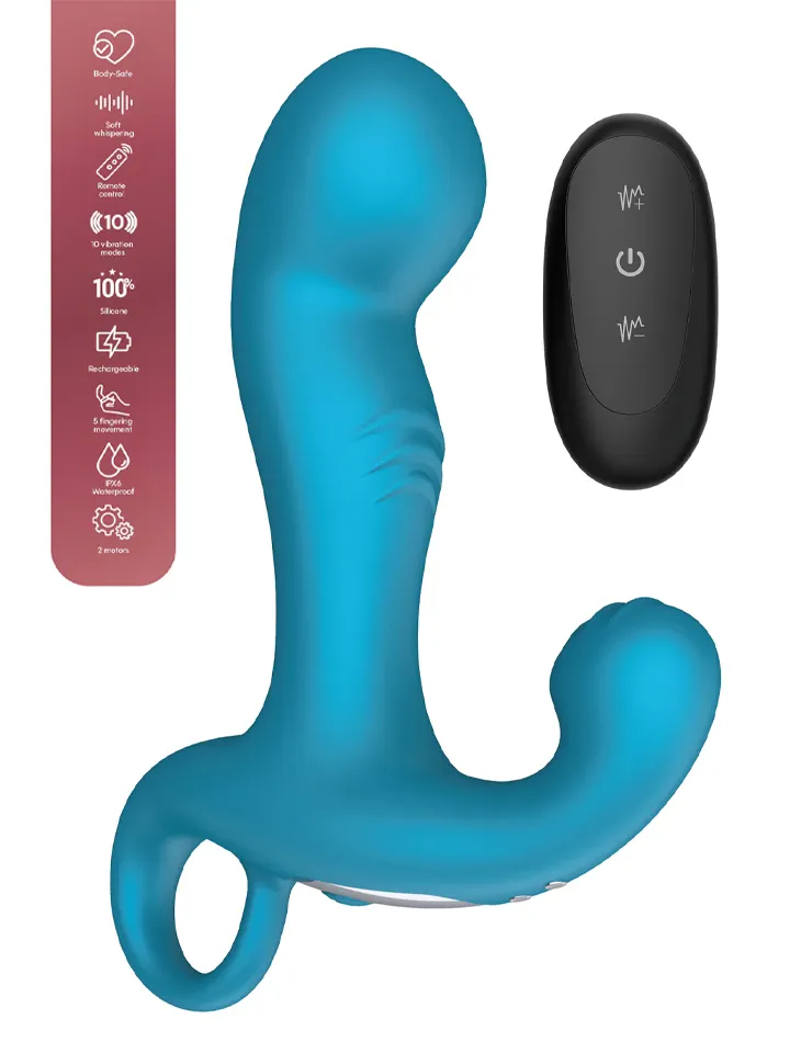 P-spot Tapper Plug Vibrating + Remote Prostatastimulator