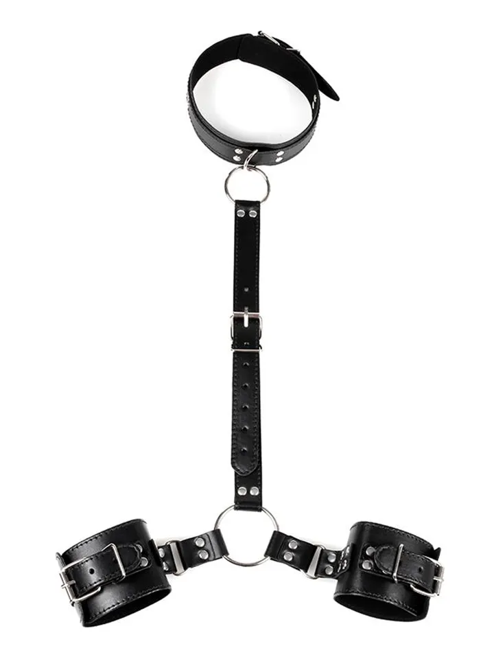 BDSM Collar & Wirst Restraints Halsband & handbojor