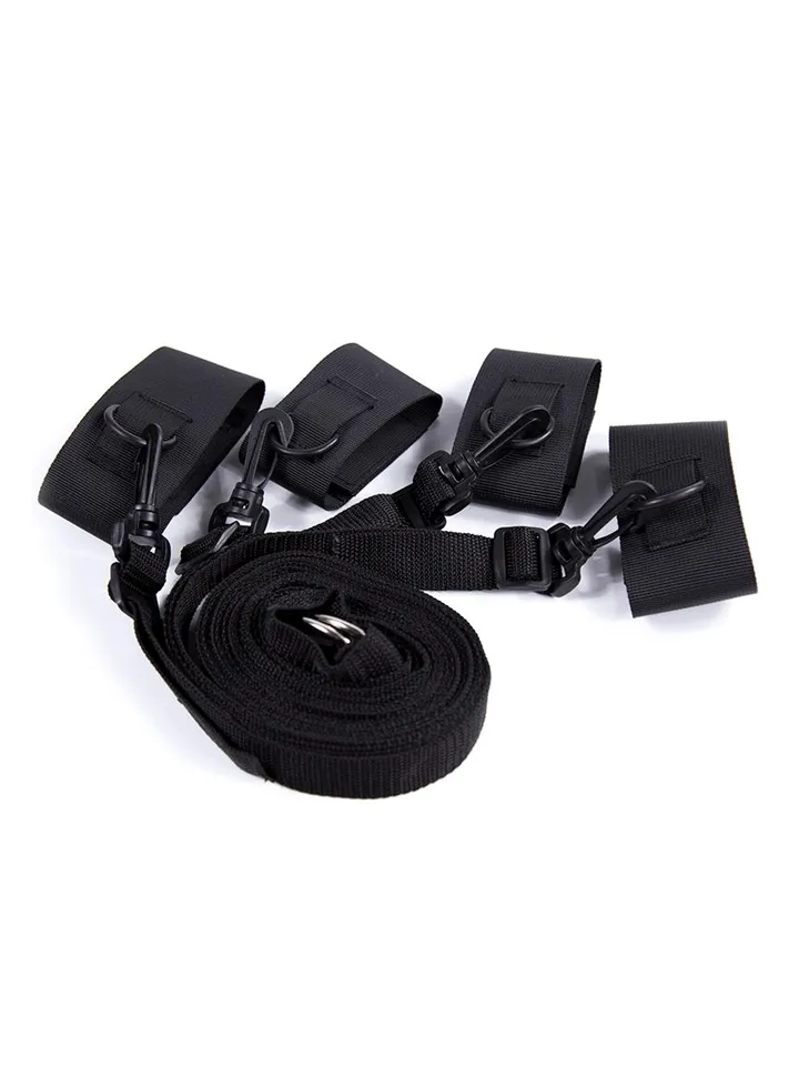 Nylon Velcro Bed Restraints With Plastic Hook Hand och fotbojor