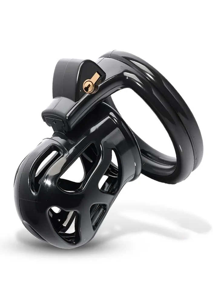 Block Chastity Cage With Internal Lock Kyskhetsbur