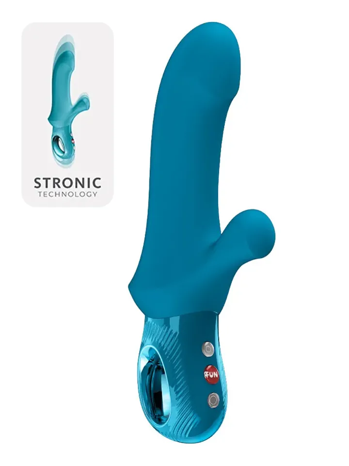 Fun Factory Bi Stronic Curve Thrusting Rabbit Pulsator Aqua Rabbitvibrator