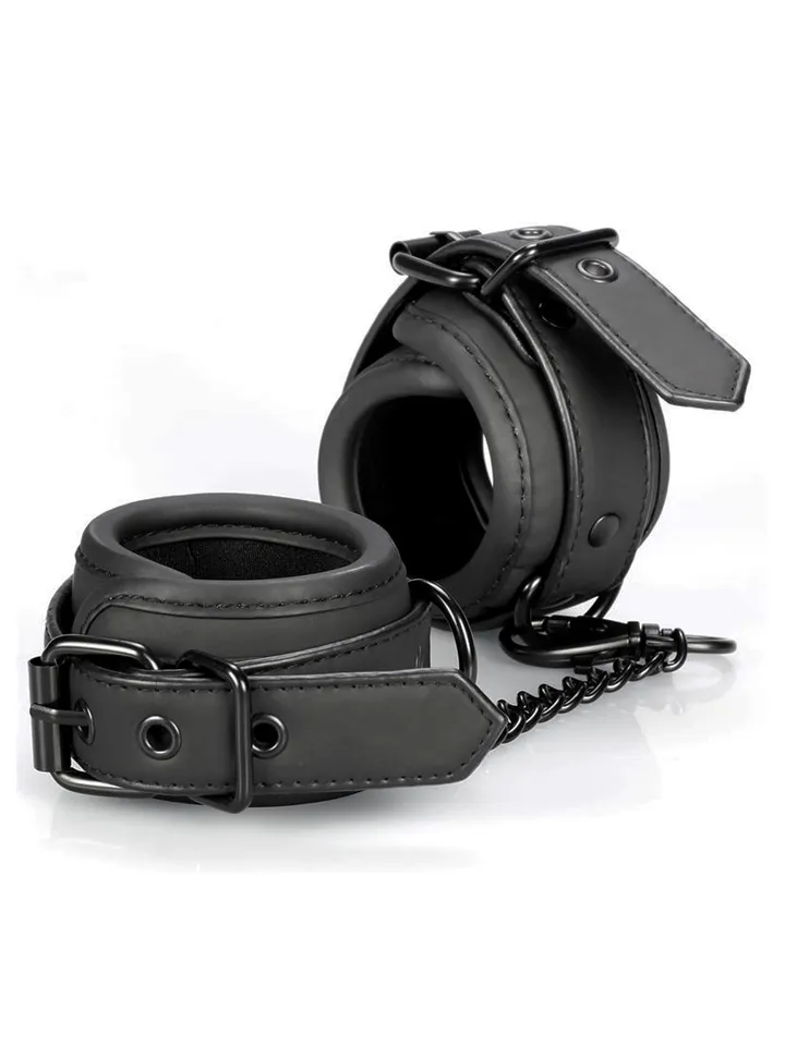 Fetish Black Shadow Handcuffs Handbojor