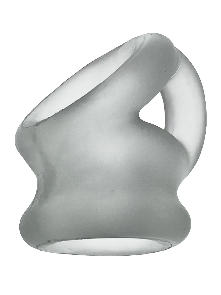 Oxballs Tri-Squeeze Ballstretching Sling Clear Ice Penis & pungring