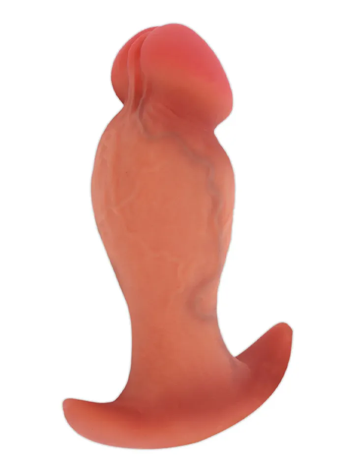 Realistic Buttplug Liquid Silicone 16 cm Analplugg