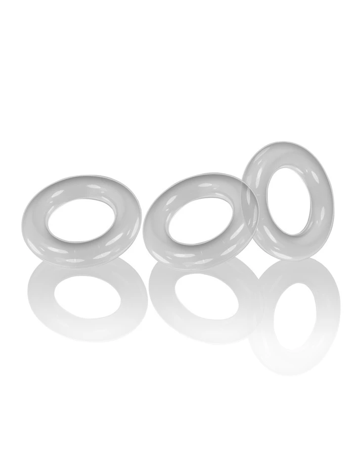 Oxballs Willy Rings Cock Rings Transparent 3-pack Penisringar paket