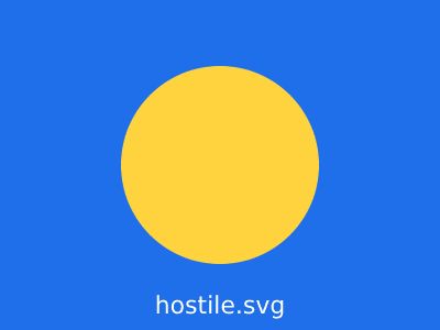 SVG with script and a metadata-service reference