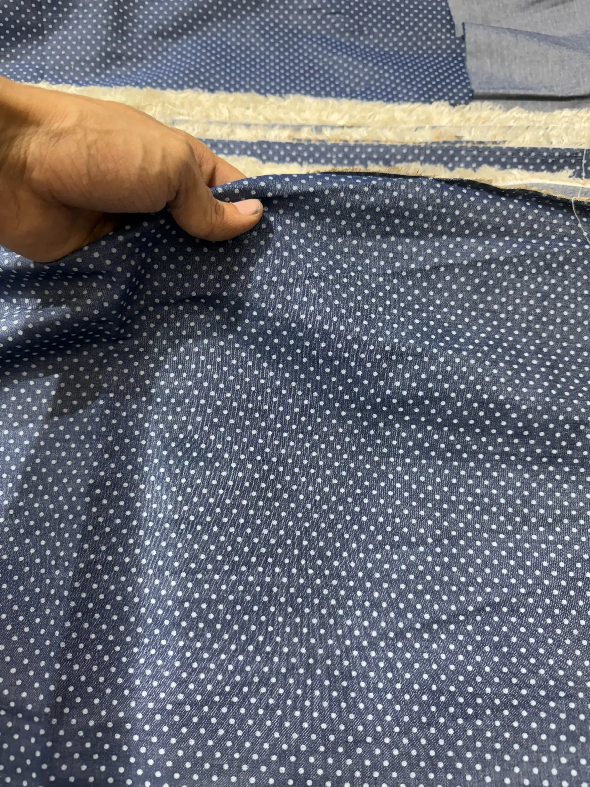 Denim Print Small Dot