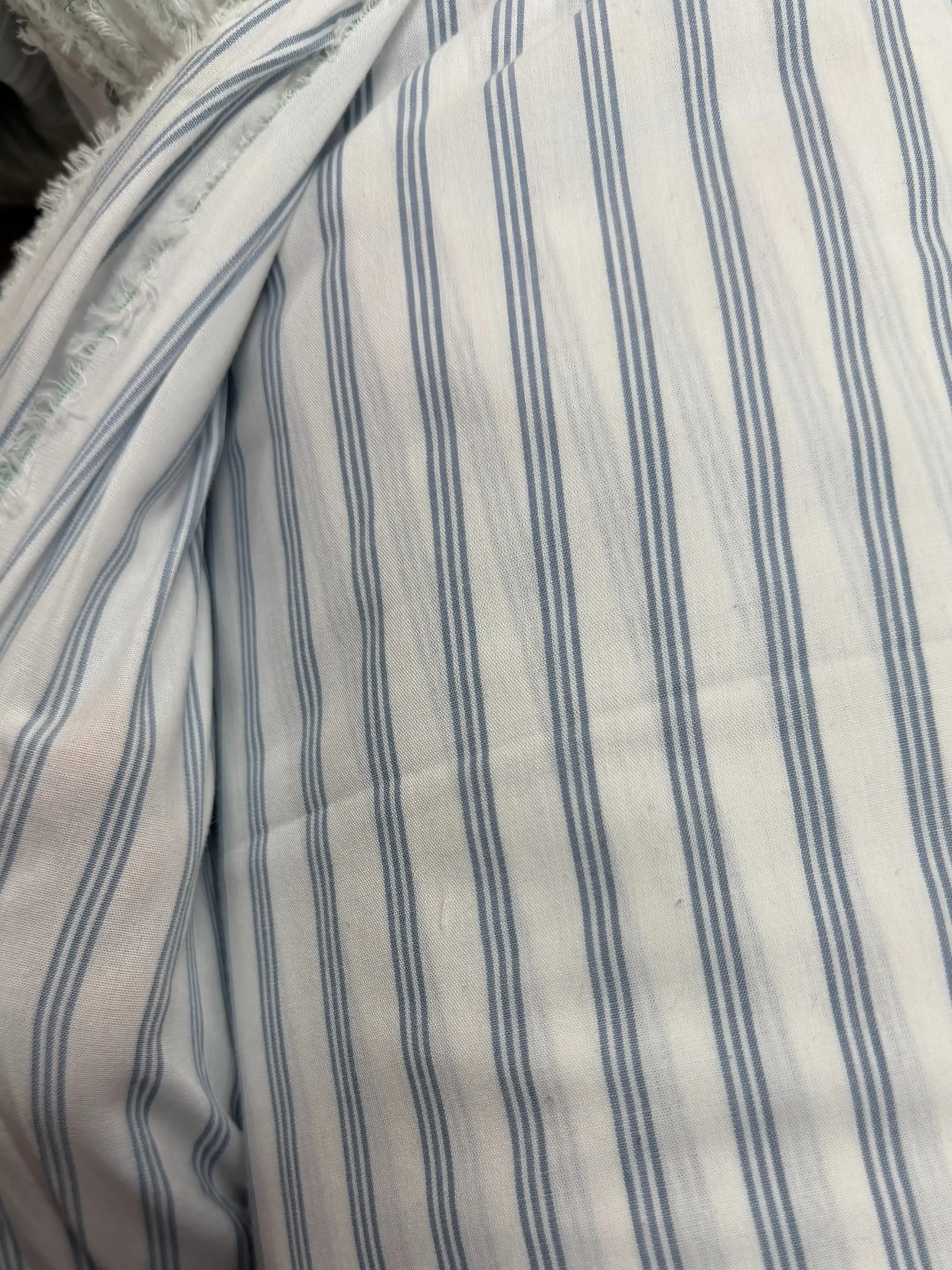 Light blue Cotton Stripe