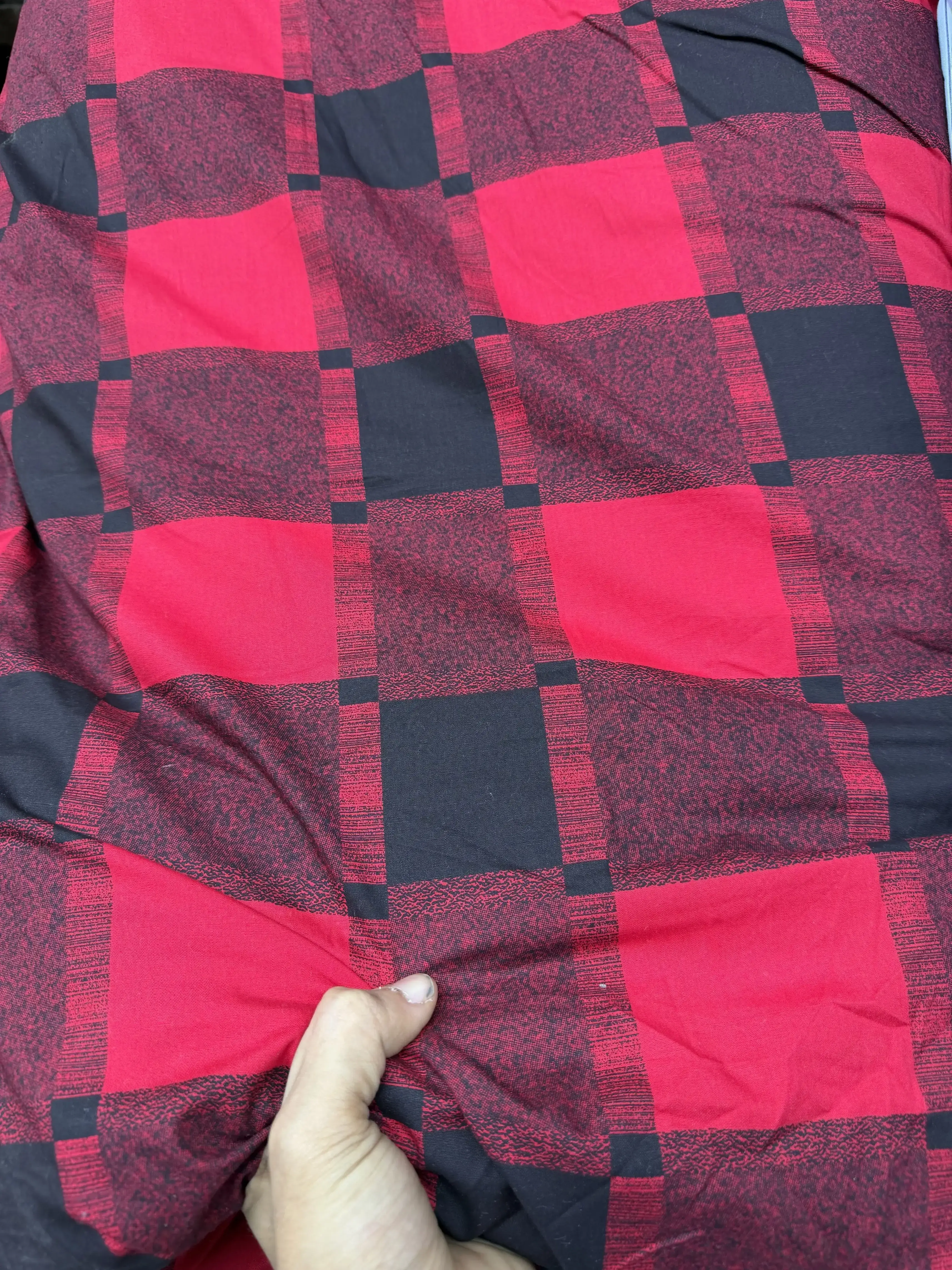 Cotton Print Red and black