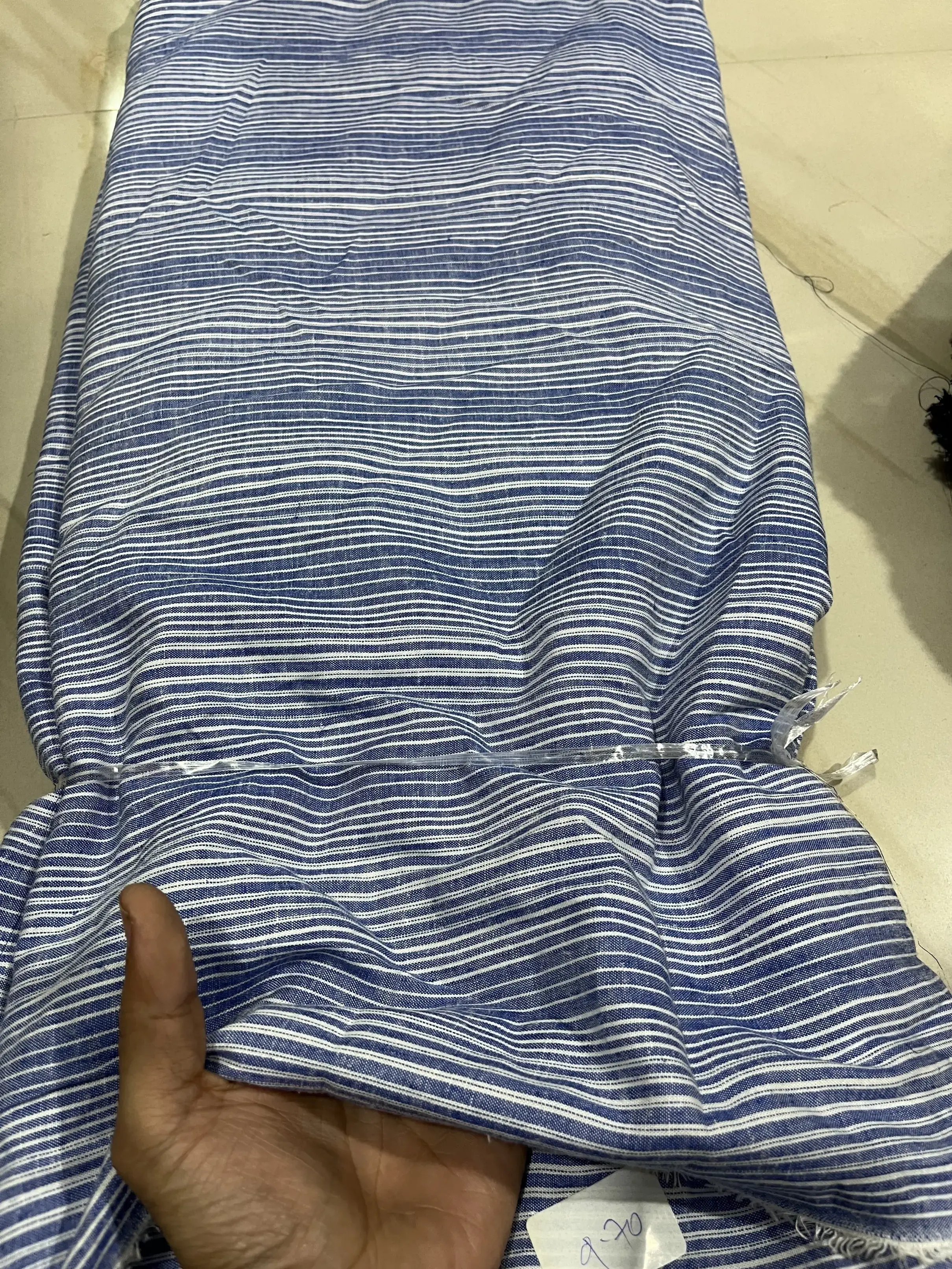 Striped Pattern Check Horizontal Pin Stripes