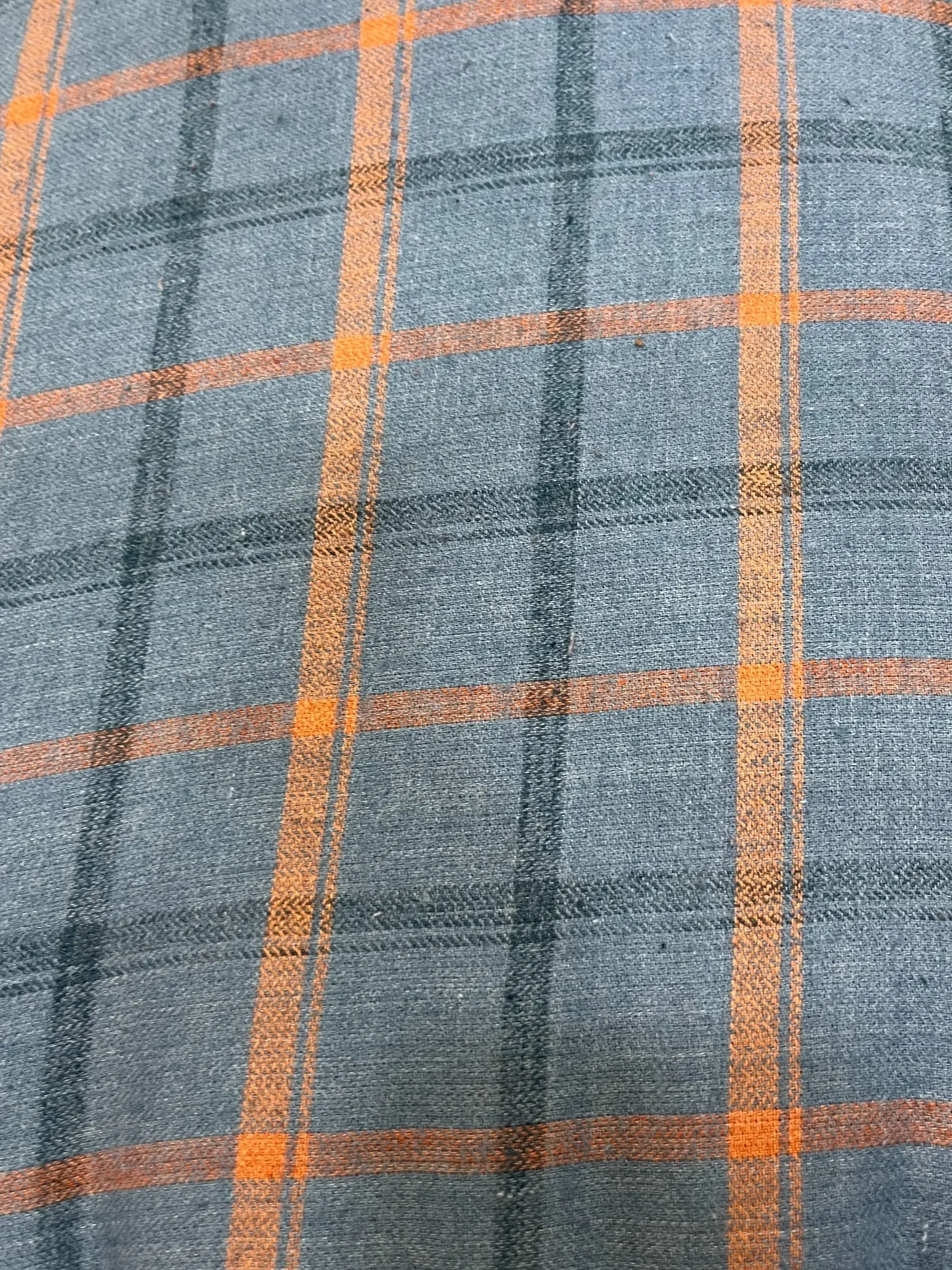 Sophisticated Plaid Cotton Twill Check