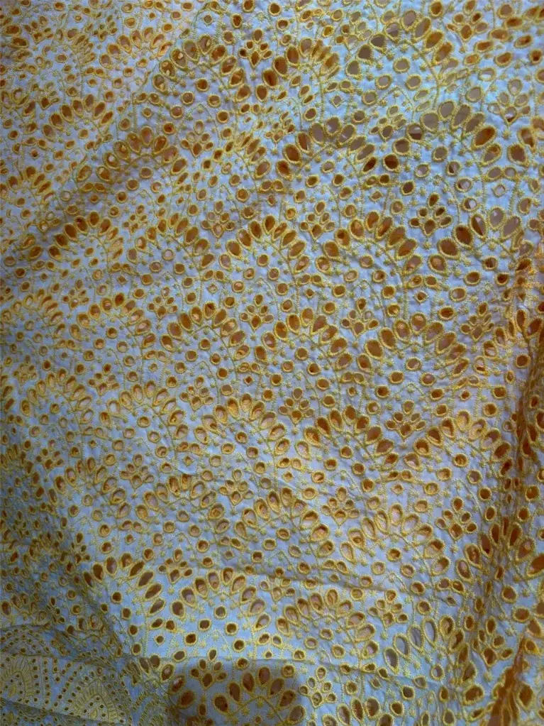 Heavy Embroidery Yellow