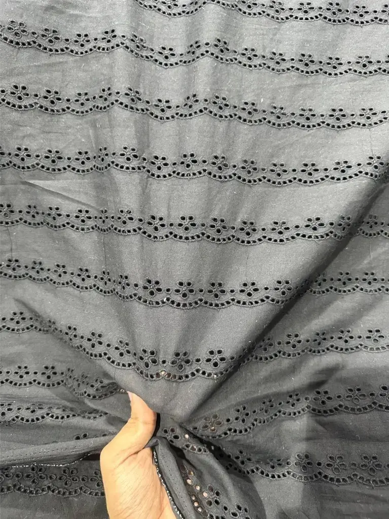 Black Chicken Kari Cotton Fabric