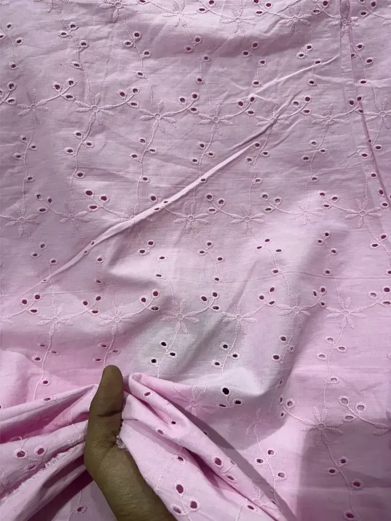 Pink Chicken Kari Cotton Fabric