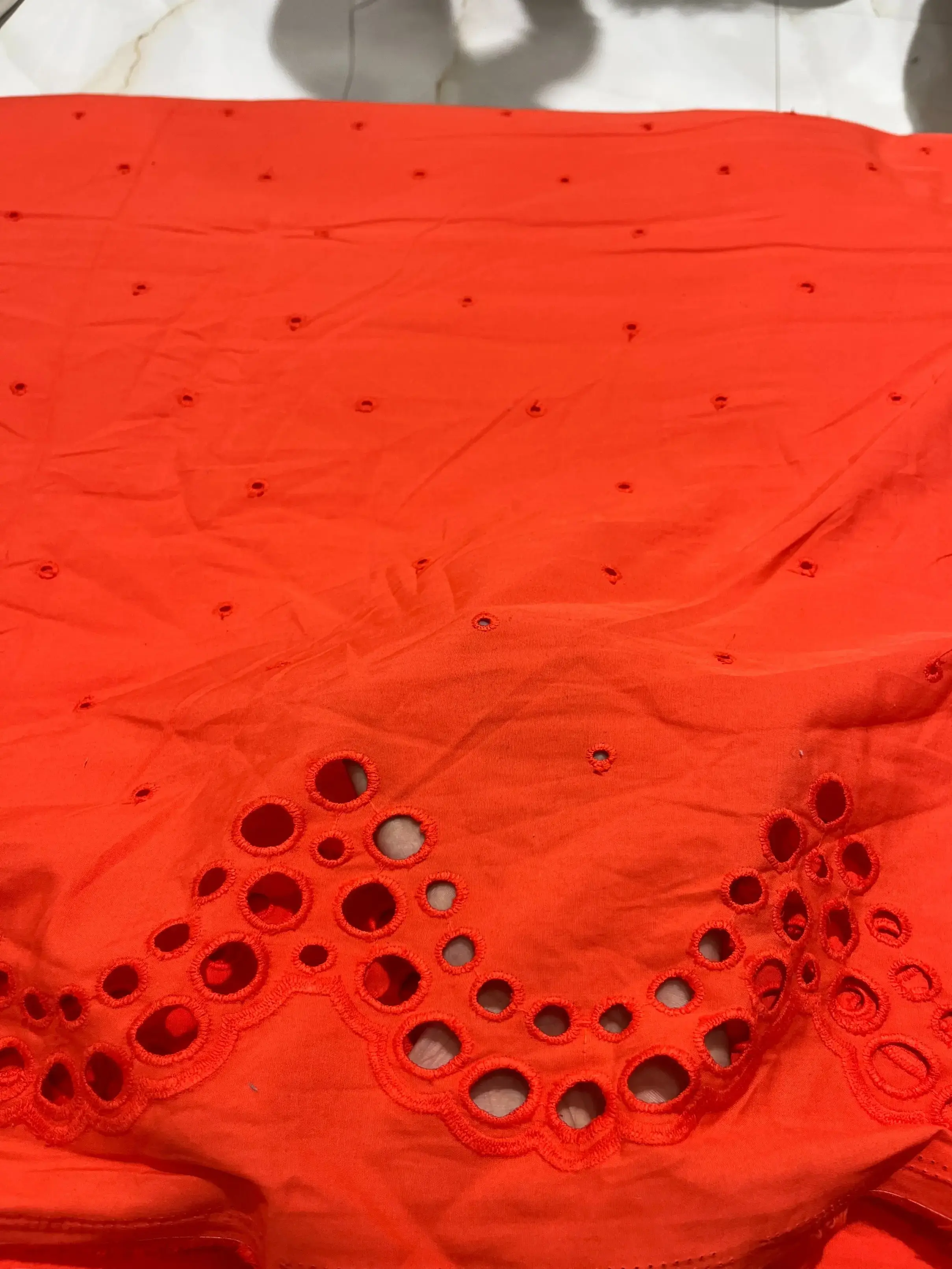 BRIGHT ORANGE SINGLE BORDER