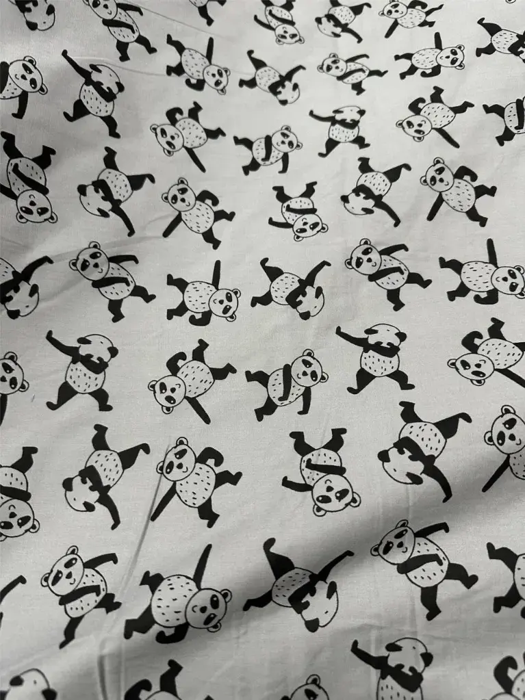 Poplin Panda Print