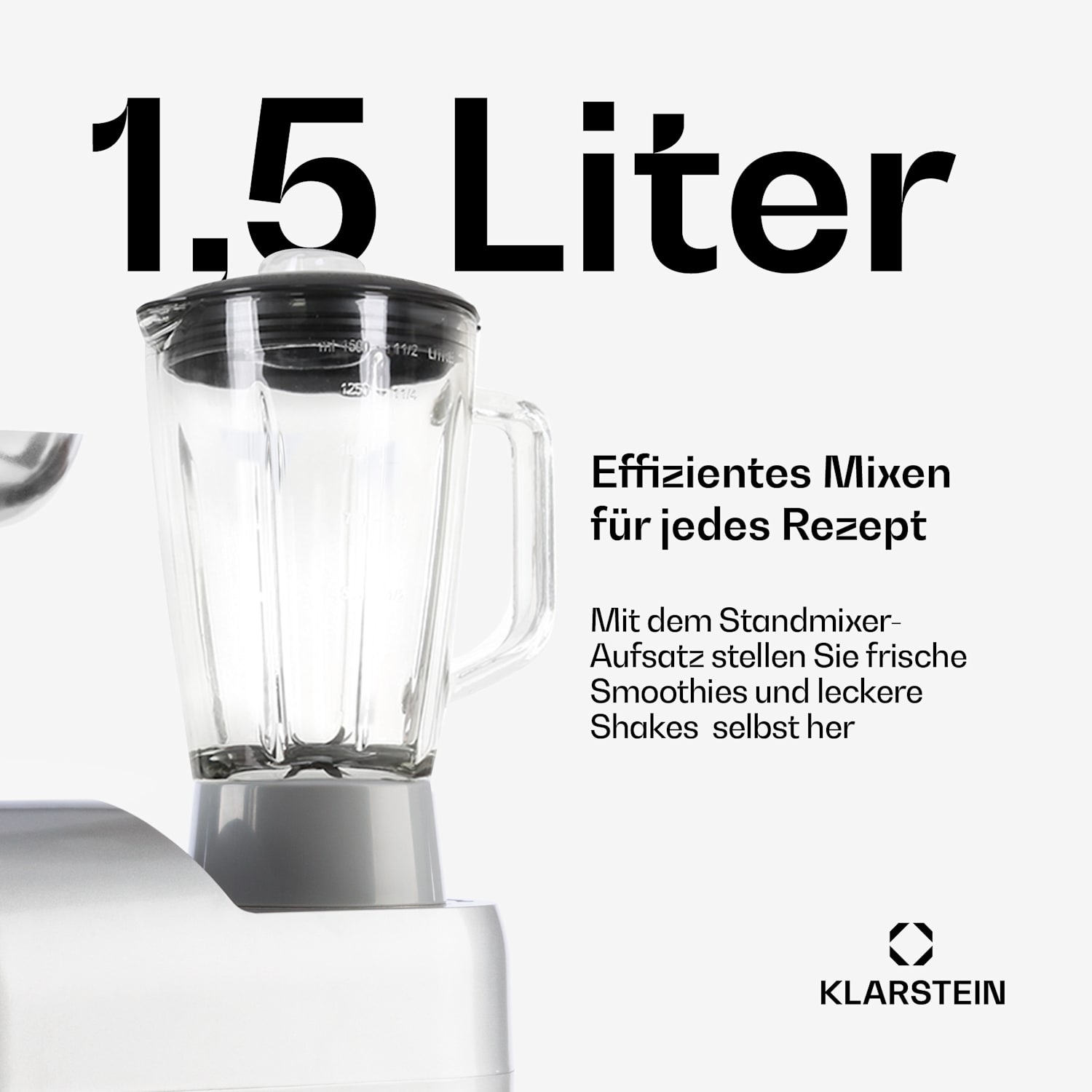 Lucia Robot ménager 3-en-1 1800 W / 2,7 ch 5 l Acier inoxydable sans BPA Argent Métallisé