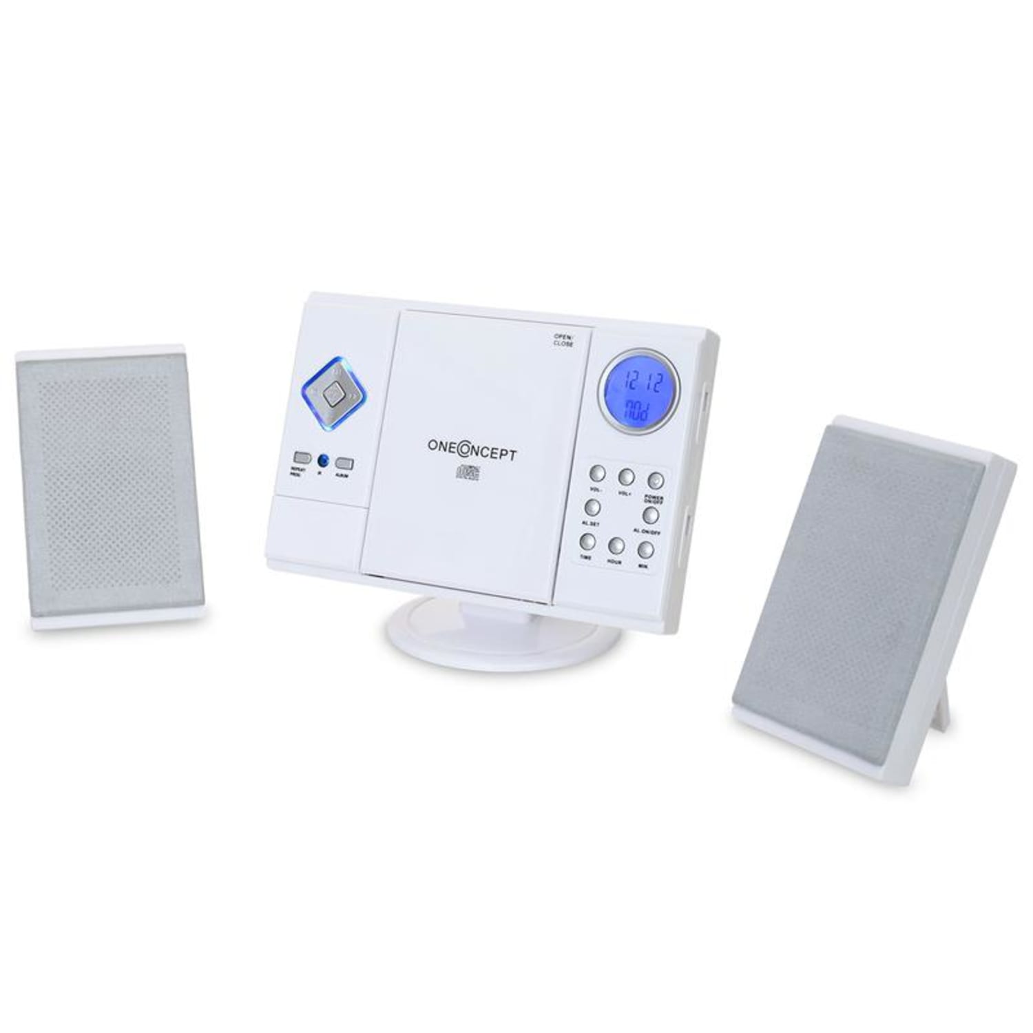 V-12, biela, stereosystém s CD-MP3-prehrávačom, USB, SD, AUX Biela