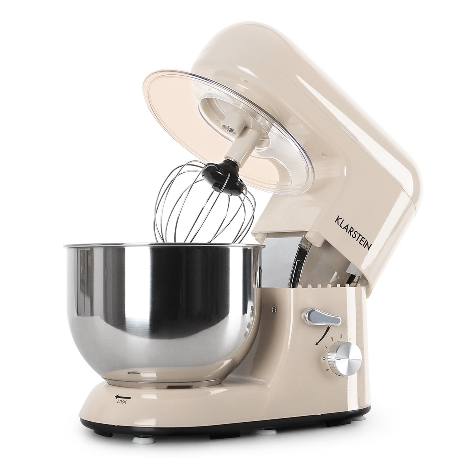 Robot da cucina Bella 1800 W / 2,7 PS 5 litri in acciaio inossidabile senza BPA Crema vintage