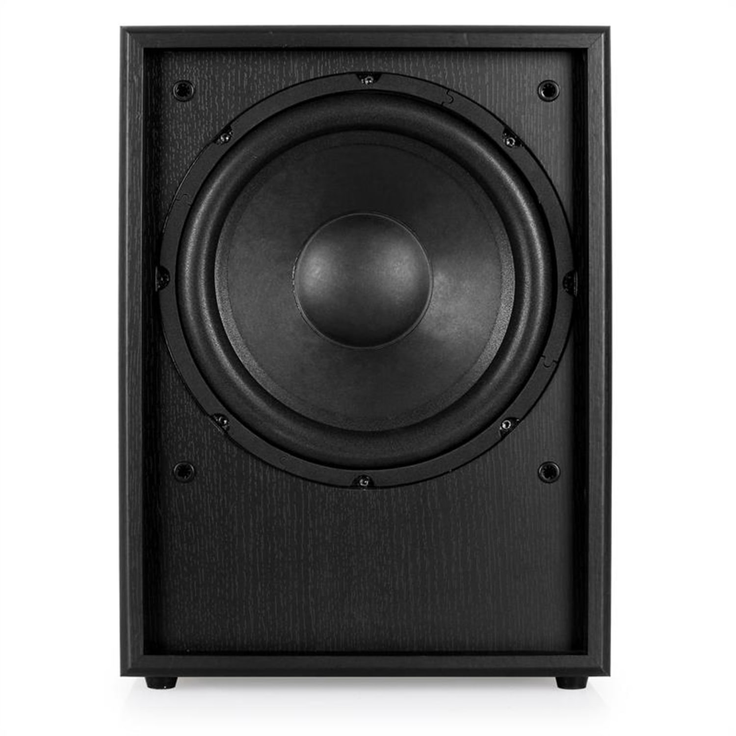 Linie-300-SW-BK Aktiv-Subwoofer AUX Schwarz Schwarzes Holz