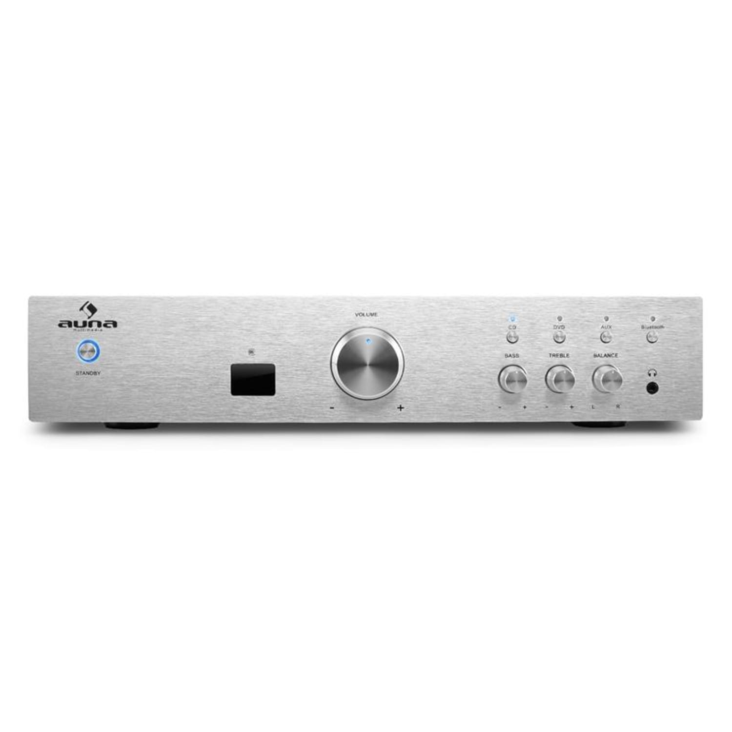 AV2-CD508BT Ampli HiFi AUX Bluetooth -argent Argent