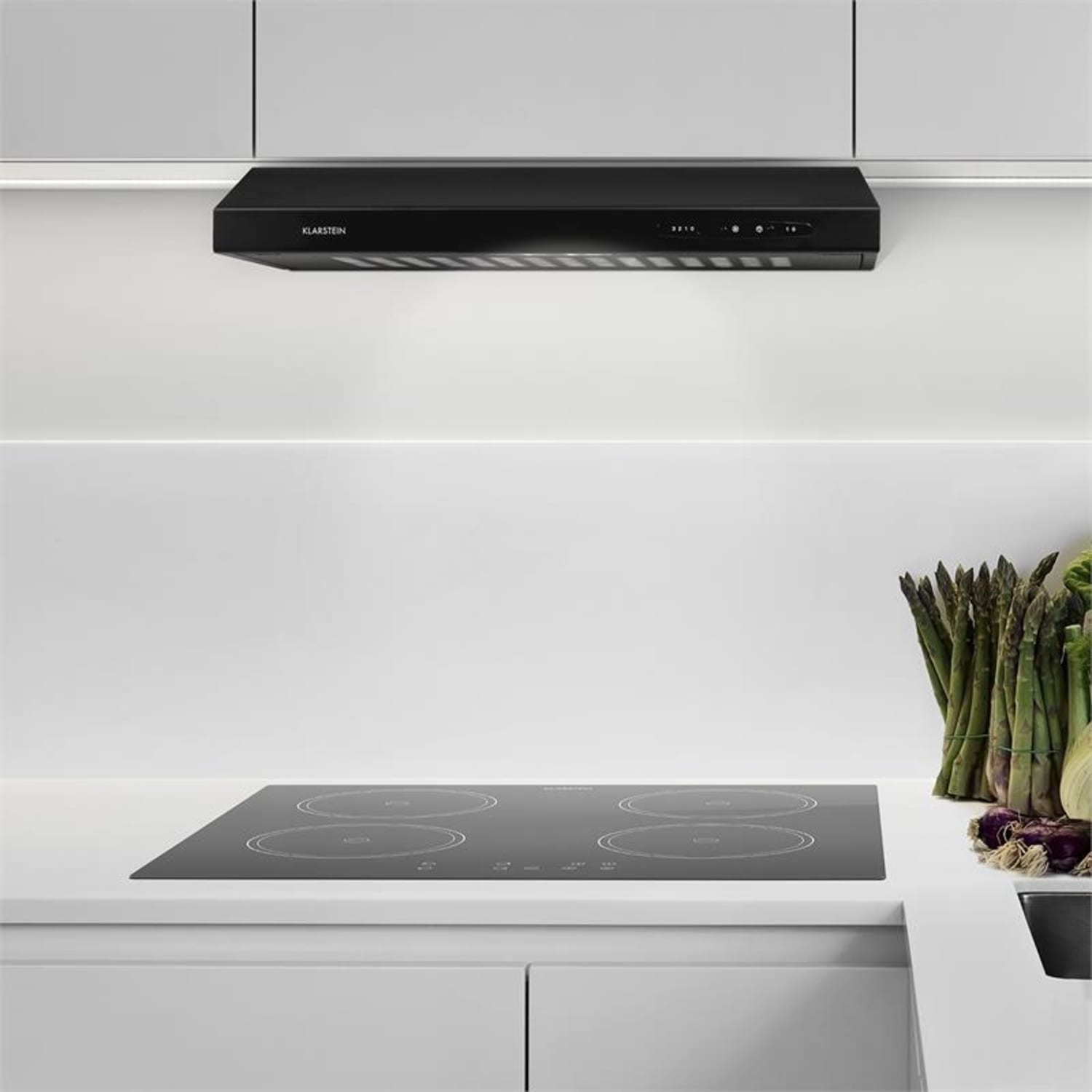 UW60BL cappa da cucina aspirante 210 m³ Classe C 