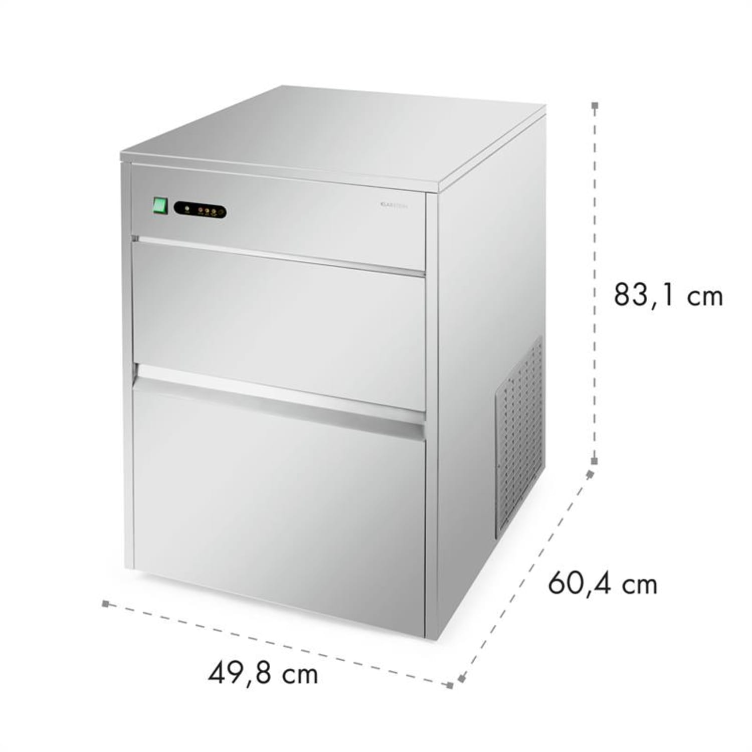 Machine à glaçons industrielle 260W 50kg/jour XXXL