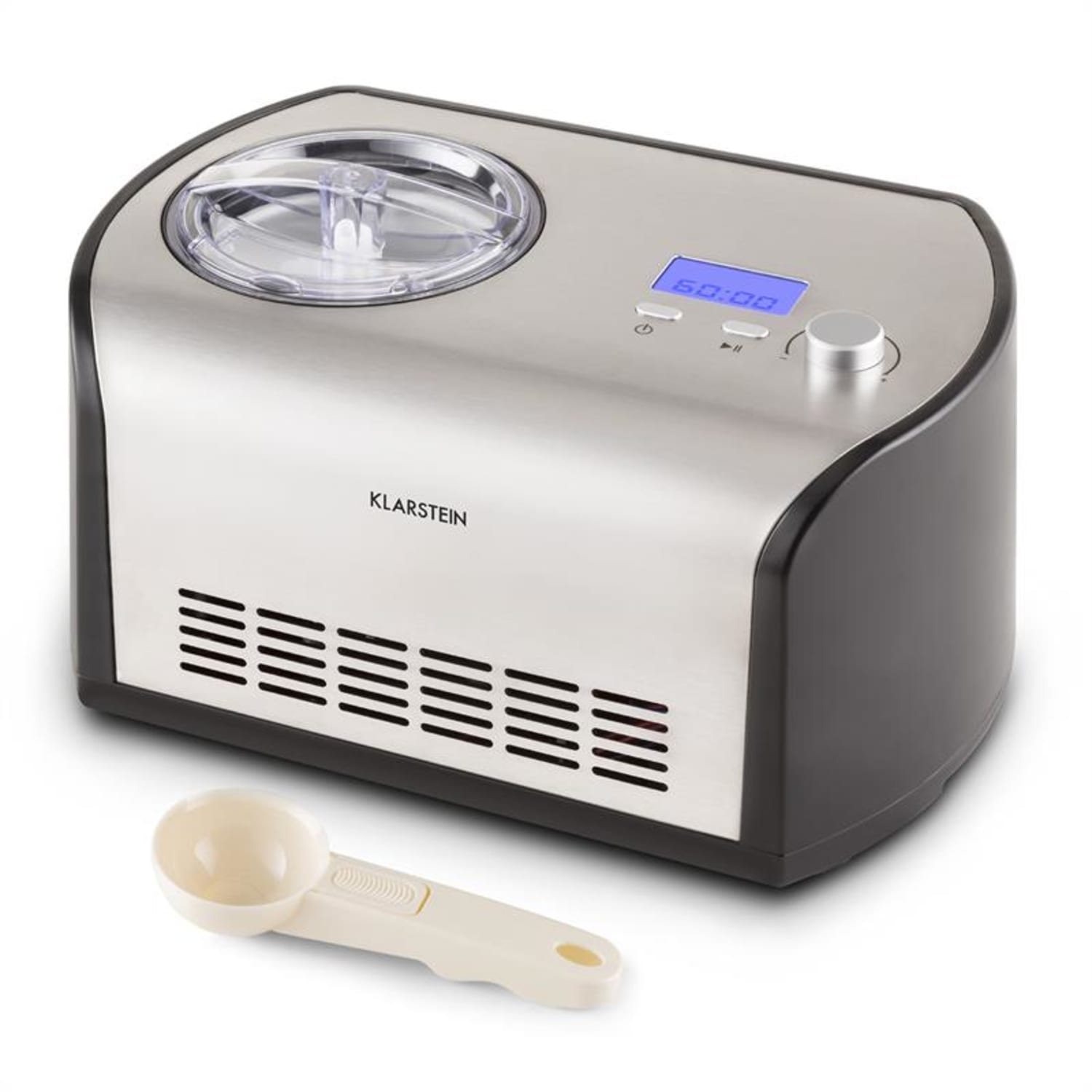 Snowberry & Choc Ice Cream Machine 1.2 litre stainless steel keep cool 