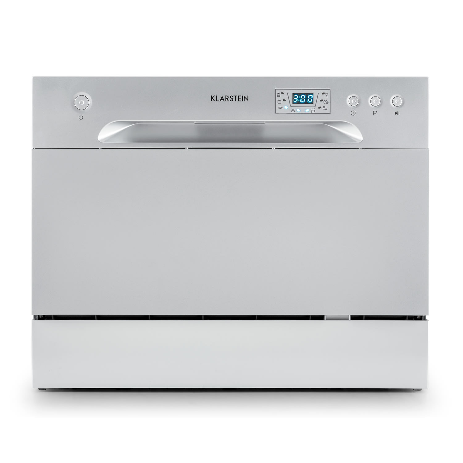 Amazonia 6 Lavastoviglie 1380W 6 coperti Pannello con pulsanti Argento metallizzato