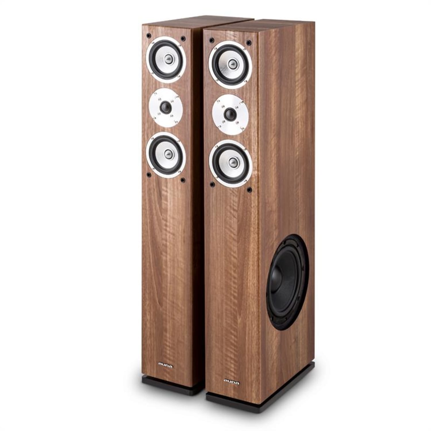 Linie 501 FS BK Coppia Altoparlanti a Torre 280W noce Noce