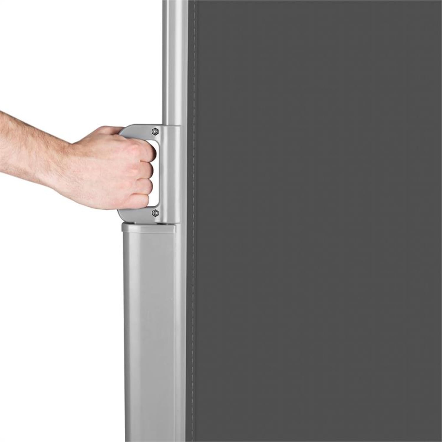 Bari Doppio 616 Doppel-Seitenmarkise 6x1,6m Aluminium anthrazit 1,6 m