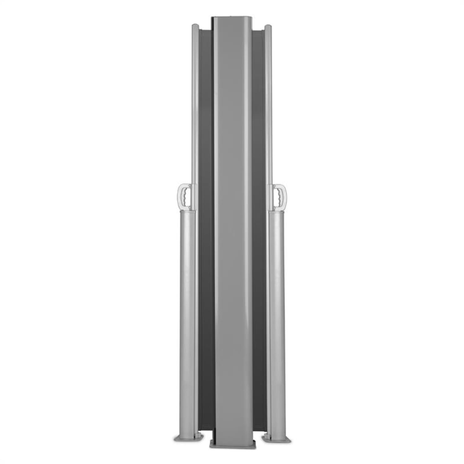 Bari Doppio 620 Doppel-Seitenmarkise 6x2,0 m Aluminium anthrazit 2,0 m