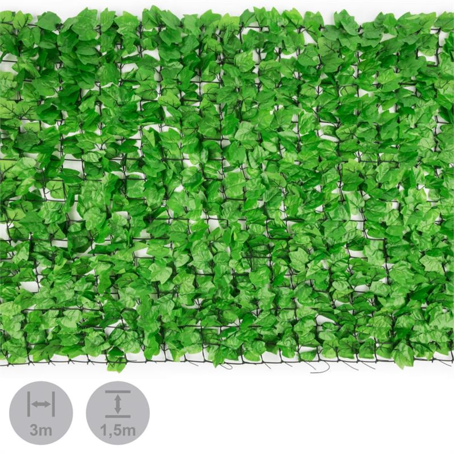 Fency Dark Ivy Recinto Privacy Antivento 300x150 cm Edera Verde Chiaro 150 cm/edera | Verde