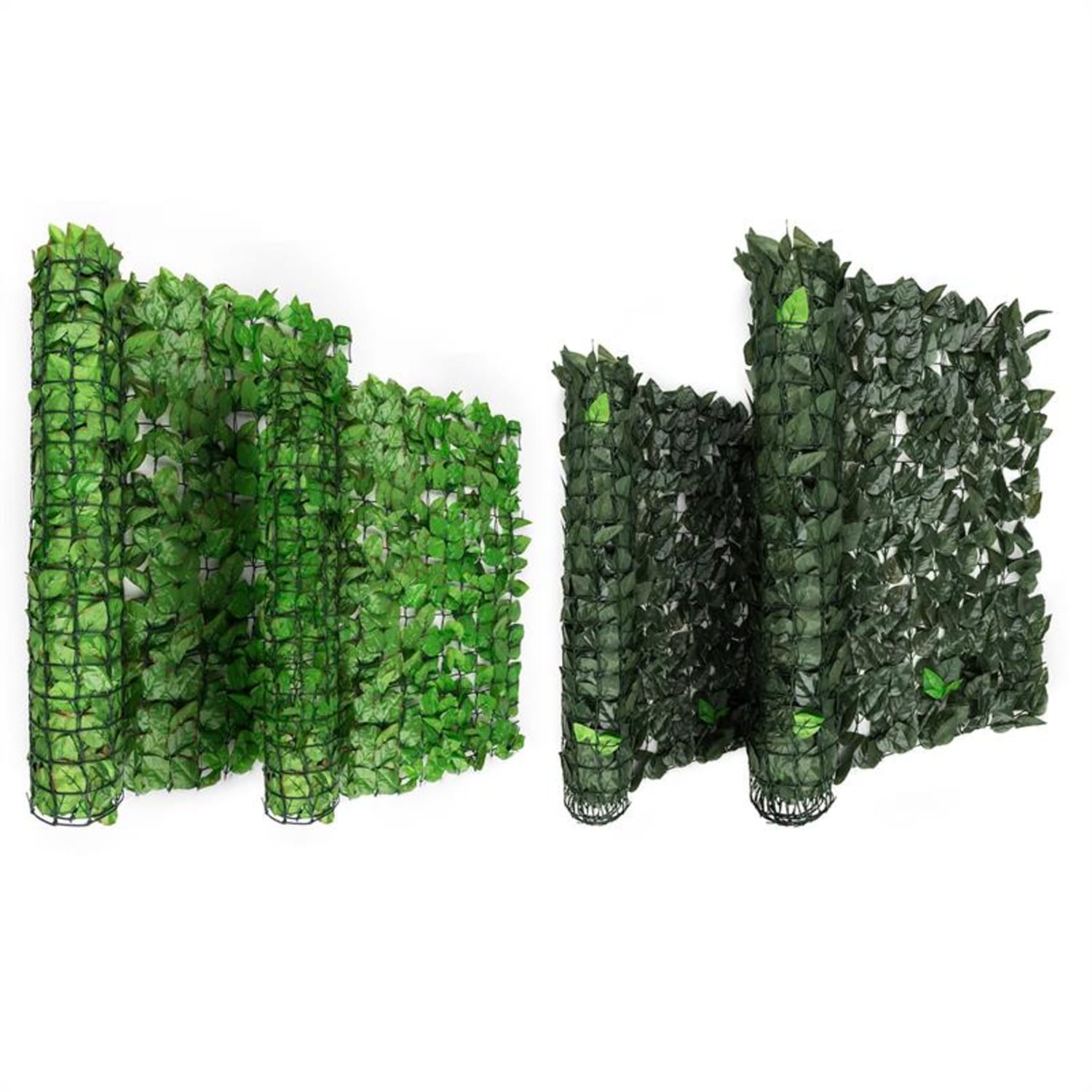 Fency Bright Leaf Sichtschutzzaun Windschutz 300x150 cm Buche hellgrün 150 cm / Buche | Grün