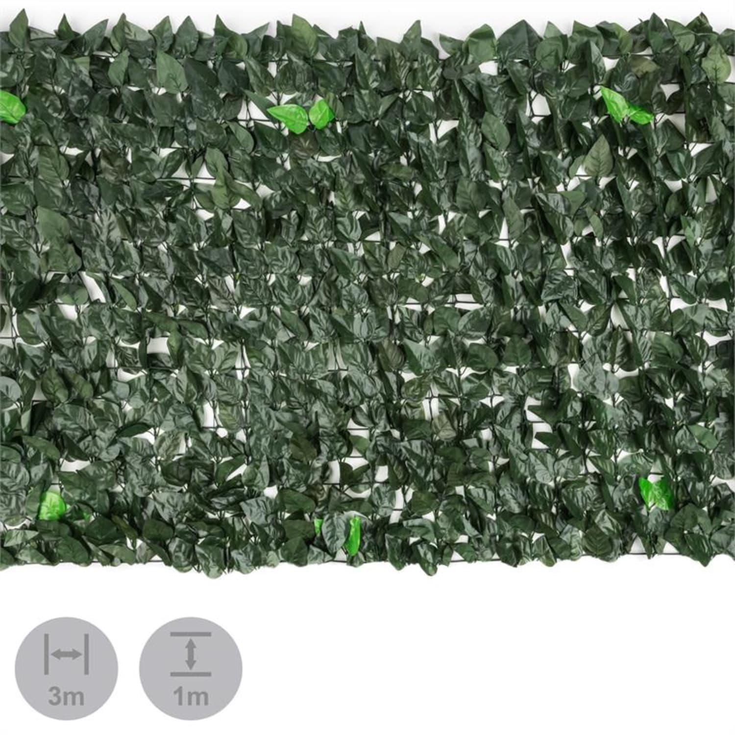 Fency Dark Leaf Privacy Windscreen 300 x 100 cm Dark Green Mix 100 cm / beech | Forest Green