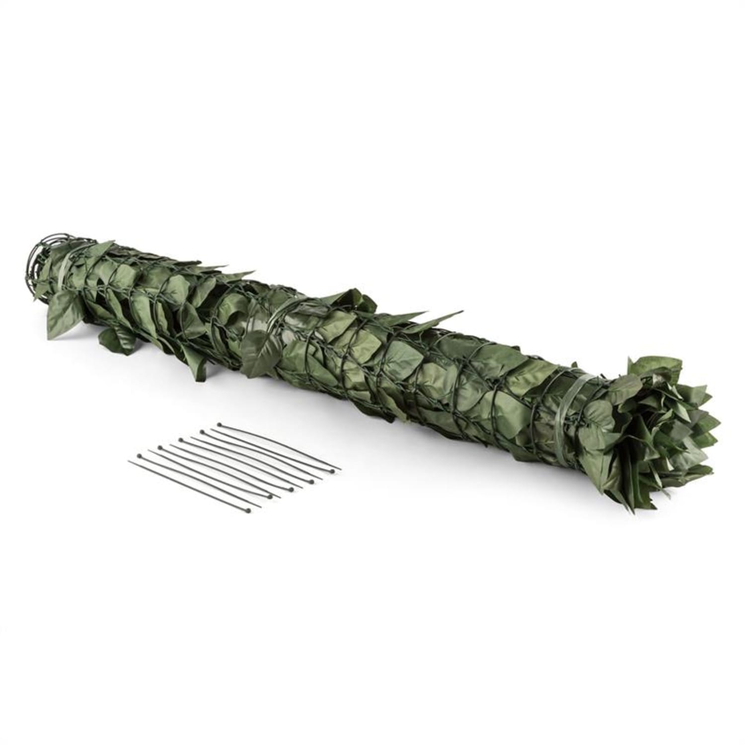Fency Dark Leaf Sichtschutzzaun Windschutz 300x150 cm dunkelgrün Mix 150 cm / Buche | Waldgrün