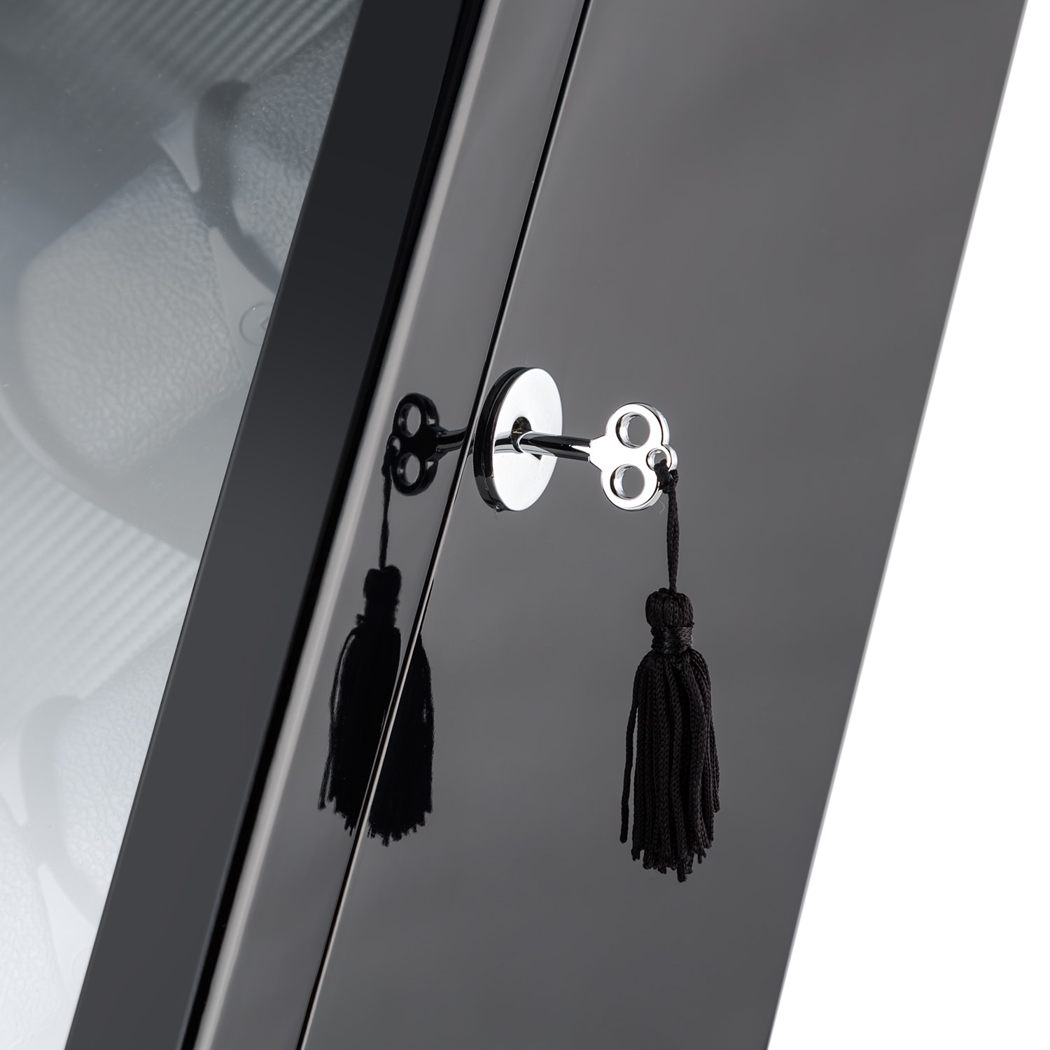 Klingenthal Uhrenbeweger Rechts-Links-Lauf bis 2200U/d 12 Uhren RGB-LED Touch abschließbar Schwarz