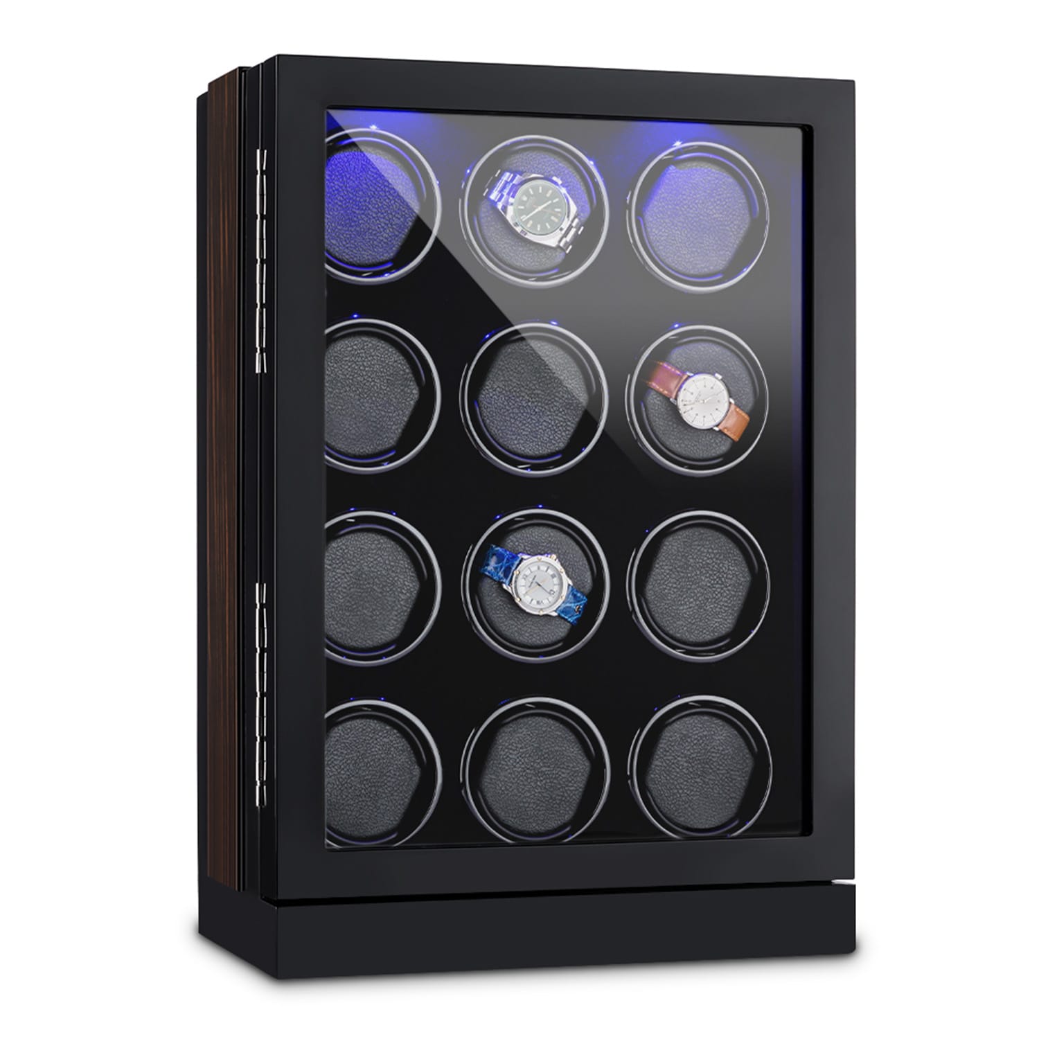 Klagenfurt Uhrenbeweger Rechts-Links-Lauf 12 Uhren LED Touch-Display 