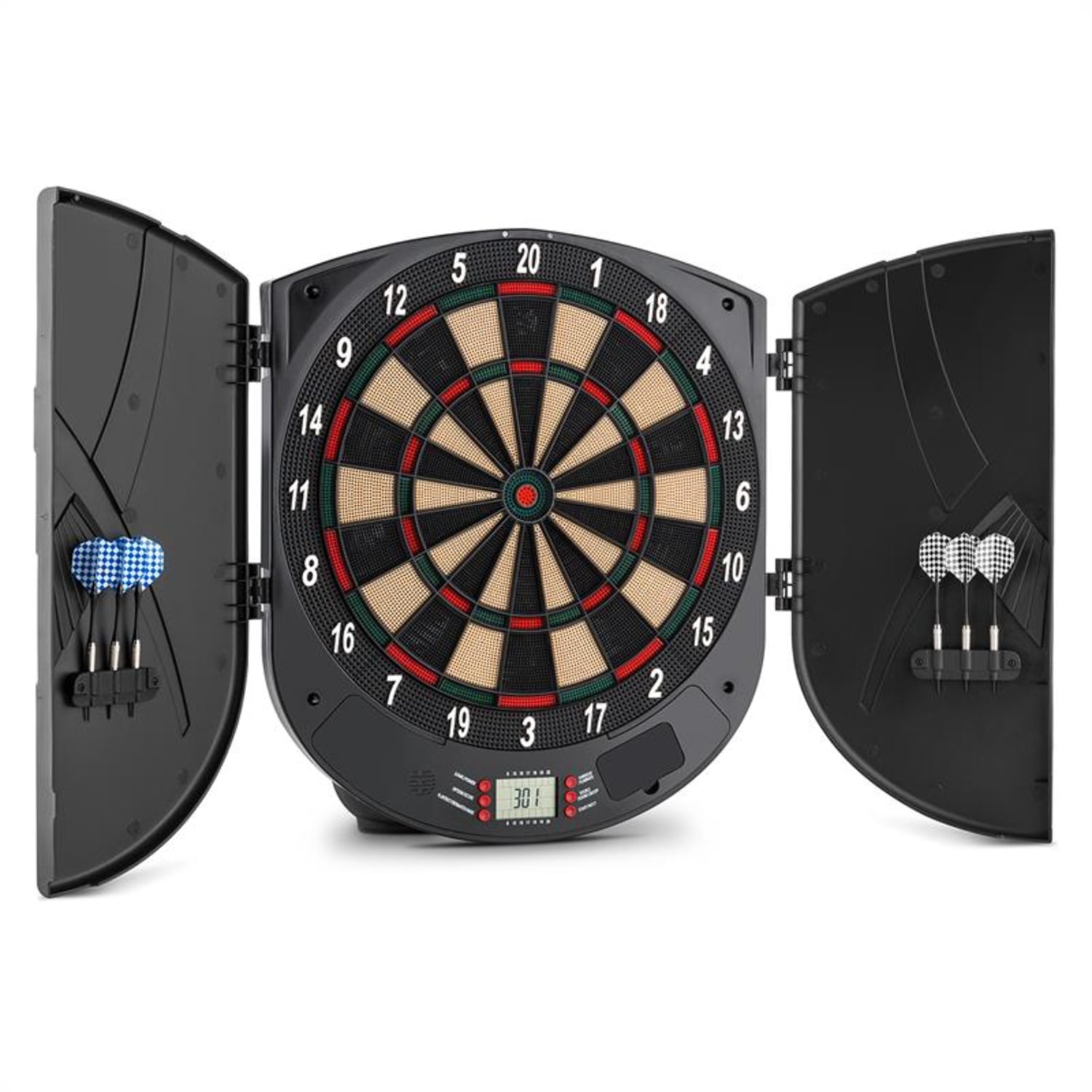 Dartor Dartscheibe Dartautomat Softtip 26 Spiele Türen Sound 