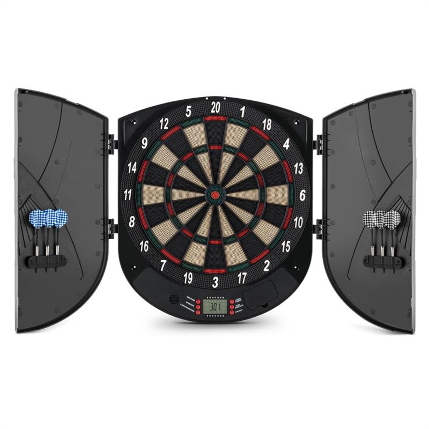Dartor Dartscheibe Dartautomat Softtip 26 Spiele Türen Sound 