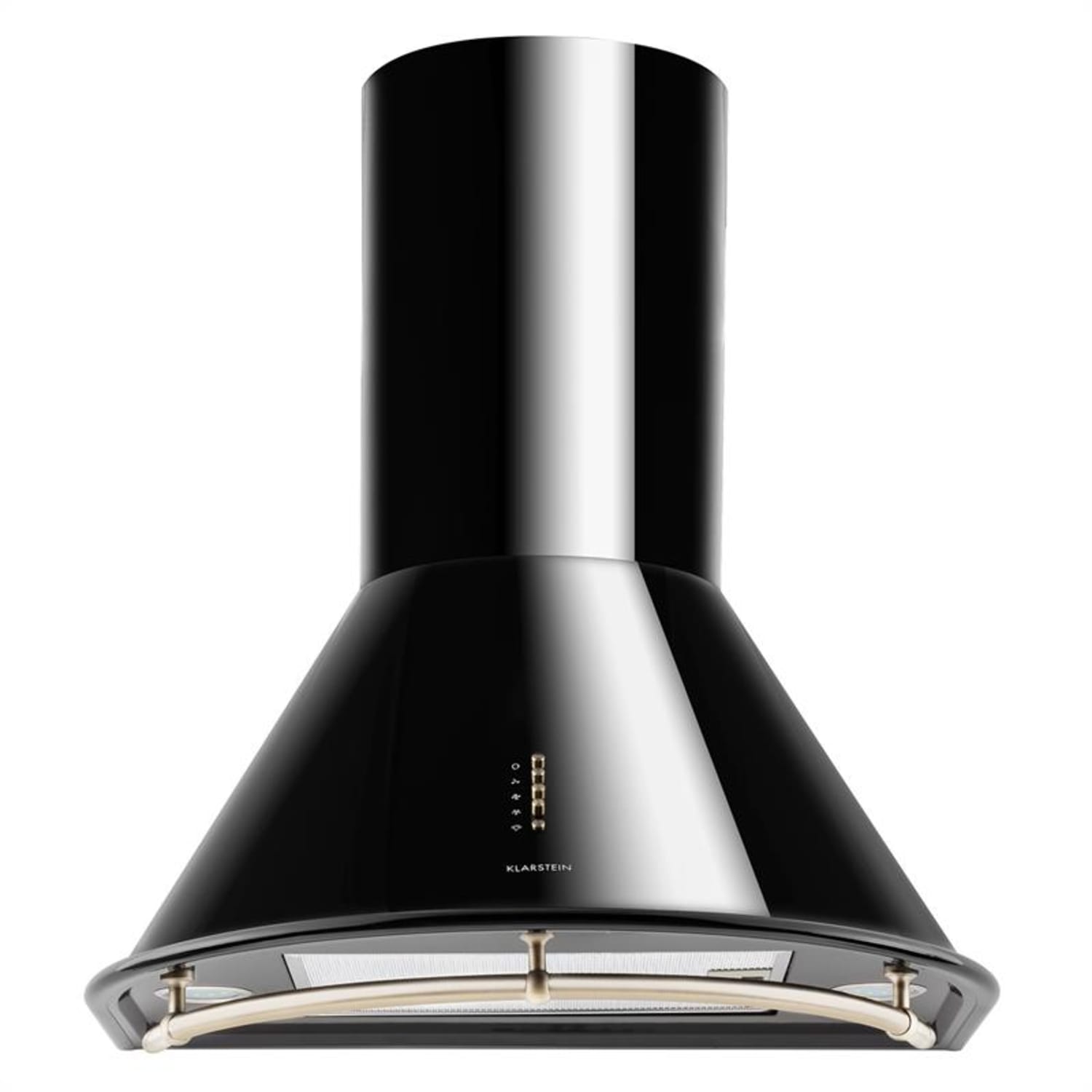 Lumio Neo Cappa Aspirante Retrò 60cm 610m³/h A Acciaio Inox Nera nero